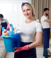 Professional cleaning tools and detail work